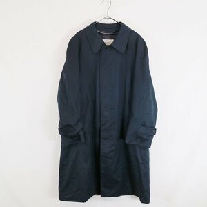 イングランド製 Aquascutum アクアスキュータム バルマカーン コート ステンカラー ネイビー ( メンズ Mサイズ相当 ) N4626 1円スタート