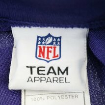 NLF TEAM APPAREL NLF ボルティモア・レイブンズ 半袖 ゲームシャツ プロチーム アメフト パープル ( メンズ XL ) N2971 1円スタート_画像8