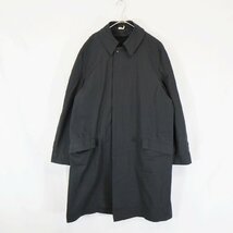 日本製 Pietro Salatini ステンカラー コート フォーマル シンプル バルマカーンコート ブラック ( メンズ 38 ) N4853 1円スタート_画像1