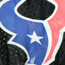 NIKE ナイキ NFL ヒューストン・テキサンズ 半袖 ゲームシャツ プロチーム アメフト スポーツ ブラック ( メンズ 44 ) N2895 1円スタート_画像5