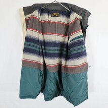 90s Eddie Bauer エディーバウアー 中綿 マウンテンパーカー アウトドア キャンプ アウター グリーン ( メンズ M ) N2030 1円スタート_画像3