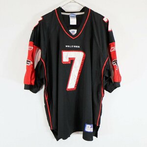 Reebok リーボック NFL アトランタ・ファルコンズ 半袖 ゲームシャツ プロチーム アメフト ブラック ( メンズ 60 ) N2574 1円スタート