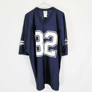 NFL ダラス・カウボーイズ 半袖 ゲームシャツ プロチーム アメフト ネイビー ( メンズ 2XL ) N3554 1円スタート