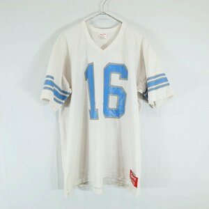 90s USA made Rawlings NFL short sleeves game shirt Pro team american football football T-shirt white ( men's XL ) N2904 1 jpy start 