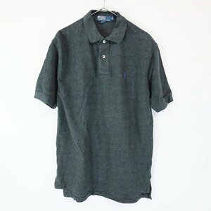 Polo by Ralph Lauren ラルフローレン 半袖 ポロシャツ ワンポイントロゴ サマー ブラック ( メンズ M ) M9477 1円スタート