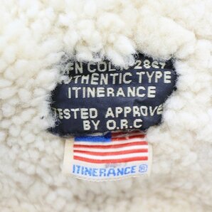 80s～ 民間品 ITINERANCE TYPE B-3 フライトジャケット フランス ボンバージャケット ブラック ( レディース L相当 ) M9418 1円スタートの画像10