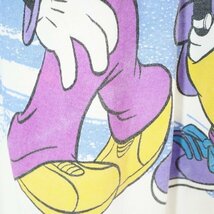 90s USA製 Disney ディズニー ミッキー ミニー 半袖 プリントTシャツ ホワイト ( メンズ ONE SIZE(XL相当） ) M9764 1円スタート_画像8