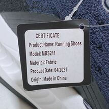 メンズ 男性用 スニーカー 運動靴 ウォーキングシューズ MAINCH 45サイズ 27.5cm ネイビー R-1201_画像6