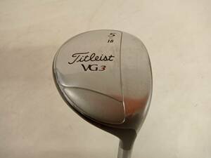 ★即決！★Titleist/タイトリスト★メンズ右打ち用フェアウェイウッド/5番ウッド/5W★Titleist VG3★VG F★SR★18°★