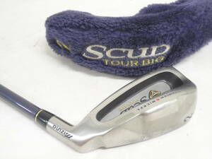 ★mizuno SCUD TOUR BIG★メンズユーティリティ型アイアン★2番単品★SR★ヘッドカバー付★SAMPLE★ミズノ★TITANIUM NICKEL★