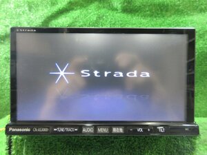 パナソニック Strada CN-AS300D メモリーナビ CD/DVD/Bluetoothオーディオ 再生確認済み　※ 画像参照　　24.4.15.Y.6-A8　24030430