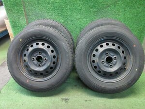 スチール 13インチ 13x4.00B PCD100 +? 4H 145/80R13 4本　アルト MRワゴン スペーシア ワゴンR 等　　2024.3.22.O.3-I1-3