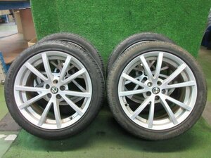 アルファロメオ 純正 17インチ 17x7J PCD98 +40.5 5H 215/45R17 4本　アルファ147 等　　2024.3.29.O.4-J1-2　外車　24030880