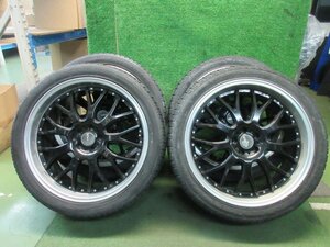 ANHELO アネーロ CORAZON コラゾン 22インチ 22x9.0JJ PCD114.3 +37 5H 265/40R22 4本　※ 個人宅配送不可　　2024.3.27.O.15-J1-2