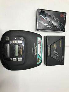 【CV0293】SONY WALKMAN WM-101,WM-F550C,Panasonic SL-S600 カセットプレーヤー …3台まとめてジャンク