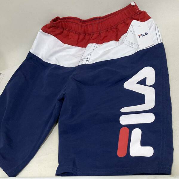 435新品　男の子　150cm 水着　FILA フィラ　海水パンツ　プール　水泳　サーフパンツ　プール遊び　海遊び　川遊び　中学生　高校生