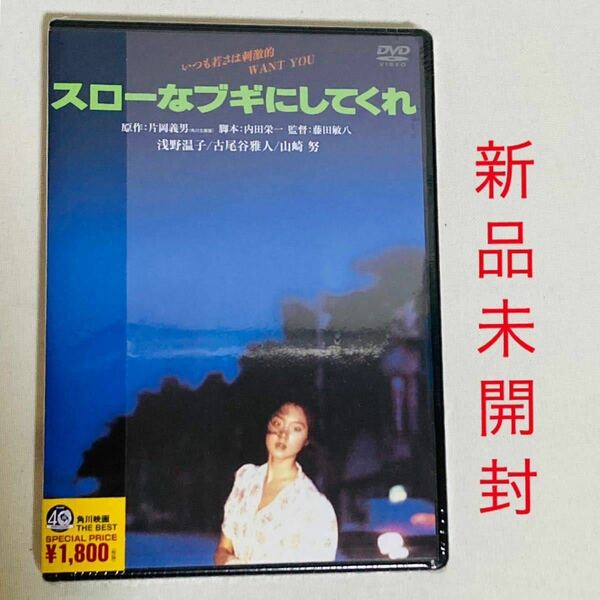 505.新品　スローなブギにしてくれ　DVD 1981年 角川映画　角川春樹事務所 浅野温子 山﨑努 藤田敏八 古尾谷雅人 昭和　東映　角川