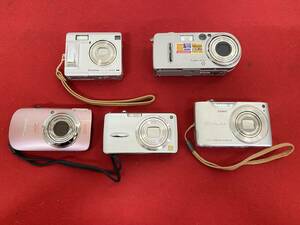 M-6251 [ including in a package un- possible ]980 jpy ~ present condition goods digital camera summarize 5 point set CASIO/SONY/Panasonic/Canon/FUJIFILM battery type electrification not yet verification 