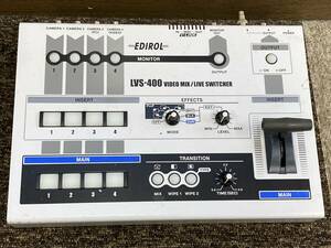 M-6300[ including in a package un- possible ]980 jpy ~ present condition goods EDIROL/ Eddie roll video switch .-LVS-400 VIDEO MIX/LIVE SWITCHER code none electrification not yet verification 