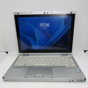 管理:TX-2417/ジャンク扱い/ Panasonic CF-RZ6/i5-7Y57/8GB/256GB/Win11/フルHD/MS Officeの画像1