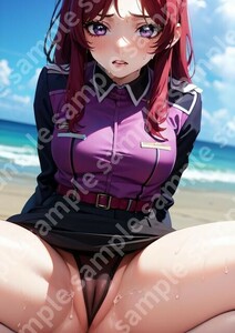 J1967 フレイ・アルスター 機動戦士ガンダム SEED DESTINY A4 同人 イラスト 美少女 美女 下着 コスプレ ポスター セクシー エロ .