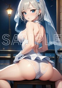 J3505 アイドルマスター シンデレラガールズ アナスタシア デレマス A4 同人 イラスト 美少女 美女 下着 コスプレ ポスター エロ .