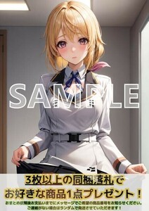 最終出品 8525 シャルロットデュノア IS インフィニットストラトス A4 同人 イラスト 巨乳 美少女 コスプレ アニメ ポスター アート