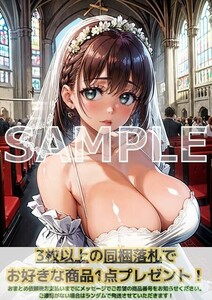 最終出品 J301 アイちゃん 月曜日のたわわ A4 同人 イラスト 巨乳 美少女 コスプレ アニメ ポスター アート