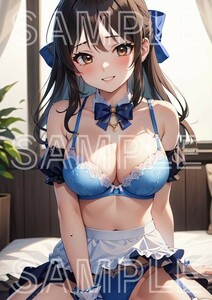 J3965 橘ありす アイドルマスター シンデレラガールズ デレマス A4 同人 イラスト 美少女 美女 下着 コスプレ ポスター エロ .