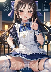 J3959 橘ありす アイドルマスター シンデレラガールズ デレマス A4 同人 イラスト 美少女 美女 下着 コスプレ ポスター エロ .