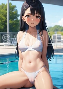 J2282 長瀞早瀬 イジらないで、長瀞さん イジ長 A4 同人 イラスト 美少女 美女 下着 水着 コスプレ ポスター セクシー エロ acg.