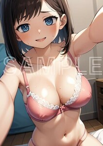 J3520 僕の心のヤバイやつ 市川香菜 僕ヤバ A4 同人 イラスト 美少女 美女 下着 水着 コスプレ アニメ ポスター セクシー エロ acg.