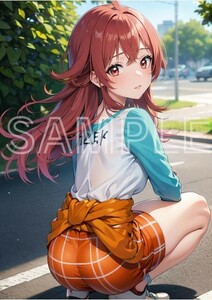 J4141 小宮果穂 アイドルマスター シャイニーカラーズ シャニマス A4 同人 イラスト 美少女 美女 下着 コスプレ ポスター エロ .