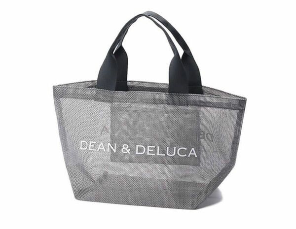 DEAN&DELUCA ディーン&デルーカ メッシュトートバッグ グレー　S