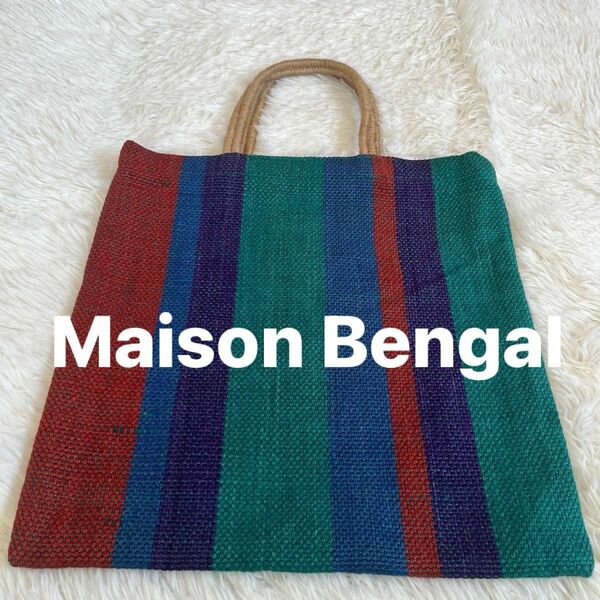 【新品】MaisonBengal ジュートバック　トートバッグ