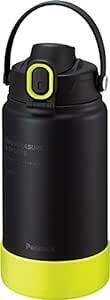 ピーコック 水筒 スポーツ ドリンク 対応 ステンレス ボトル 1.5L ワンタッチ 直飲み 保冷 ブラック イエロー AJG-R