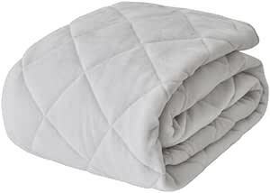 アクア (AQUA) 敷きパッド ベッドパッド パッドシーツ 綿100% コットン ふわさら ごわごわしない タオル 生地 シング