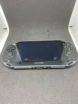 PlayStation Vita 3G/Wi‐Fiモデル クリスタル・ブラック PCH-1100+8GBメモリーカード_画像2