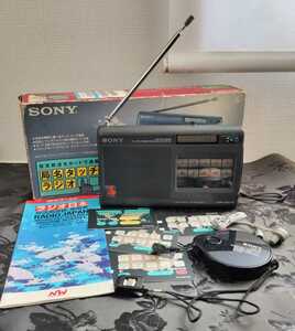 ★美品★SONY ソニー ICR-SW700 短波ラジオ★PLL シンセサイザーレシーバー SONY SYNTHESIZED RECEIVER MW/SW 