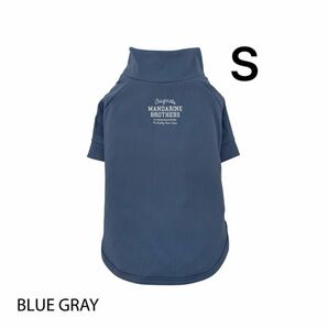 マンダリンブラザーズ スキンタイトクールTシャツ BLUE GRAY S