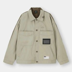 新品 Sサイズ GU × MIHARAYASUHIRO コラボ シェフジャケット シェフパンツ セットアップ バイカラー ワーク 