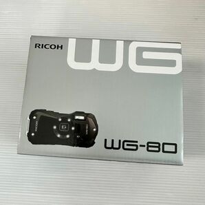 【新品】 RICOH コンパクトデジタルカメラ 防水WG-80 ブラック