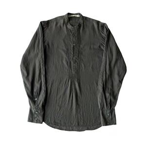 00s Nicolo Ceschi Berrini Band Collar Gaze Pullover Shirt ニコロチェスキベリーニ バンドカラー ガーゼシャツ archive アーカイブ