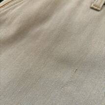 70s Gaslight Leather Piping Cotton Polyester Twill Chino Trousers 70年代 レザーパイピング ツイル チノパン チノトラウザー vintage_画像10