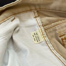 70s Gaslight Leather Piping Cotton Polyester Twill Chino Trousers 70年代 レザーパイピング ツイル チノパン チノトラウザー vintage_画像9