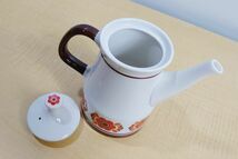 最終出品　陶器製　 DAISY ティーポット　昭和　レトロ_画像4