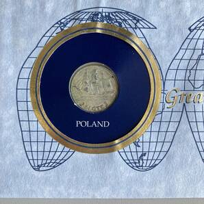 銀貨 世界の偉大な歴史的銀貨コレクション フランクリン・ミント 2ズロチ貨 ポーランドの画像3