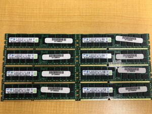 【中古・現状品】 SAMSUNG 8GB 2Rx4 PC3-10600R サーバ用メモリ 8枚セット 64GB 007-9986534