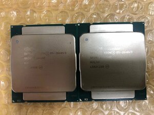 【中古品・現状渡し】Intel CPU Xeon E5-2640 v3 2.60.GHz 8コア 16スレッド 2個セット