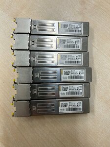 【中古品・現状品】Cisco GLC-T 30-1410-04 SFPモジュール 6個セット